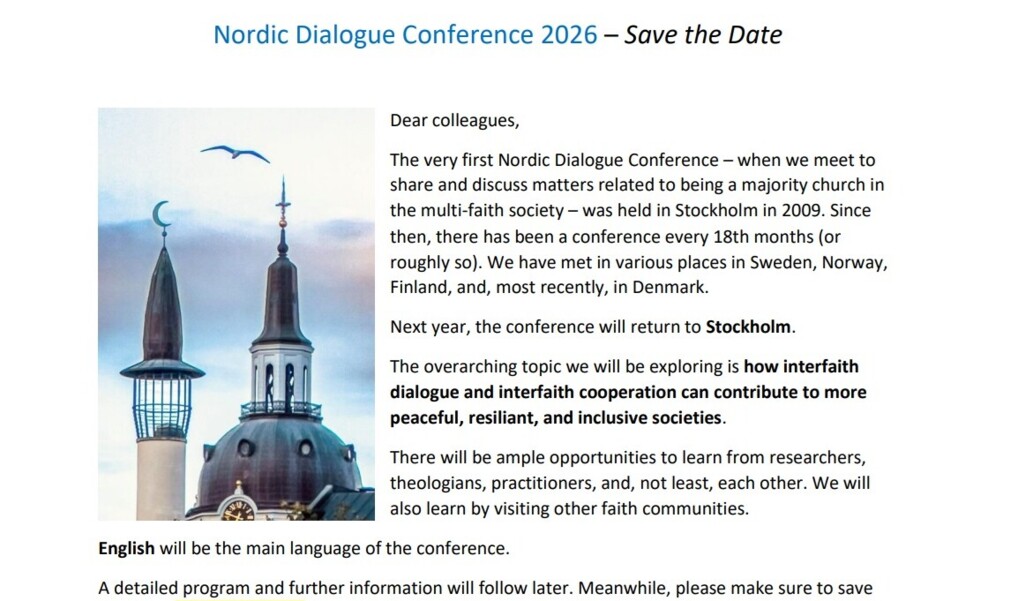 Nordic Dialogue Conference 2026 - invitation